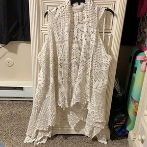 Farmhouse Frocks crocheted vintage vest
